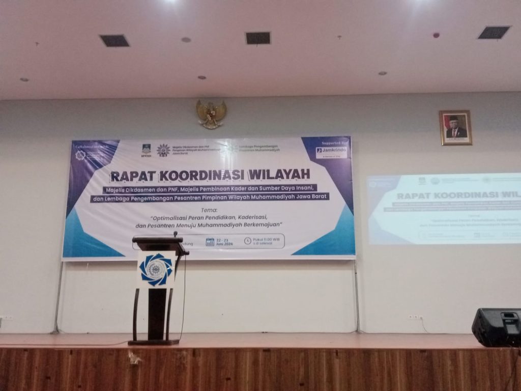 Rapat Kordinasi Wilayah “Optimalisasi peran pendidikan kaderisasi dan pesantren menuju Muhamamdiyah berkemajuan”